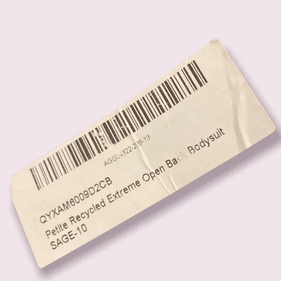 Nasty Gal Ribbed Open Back Sage Green Bodysuit in a Size 6 - Picture 5 of 7